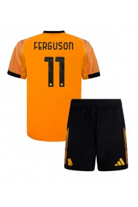 Fotbalové Dres AS Roma Evan Ferguson #11 Dětské Venkovní Oblečení 2025-26 Krátký Rukáv (+ trenýrky)